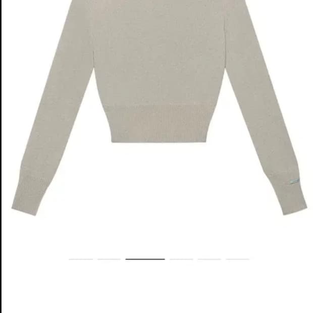 인스턴트펑크 원숄더 라쿤 니트