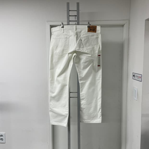 리바이스 514 화이트 데님 팬츠 W38 L32
