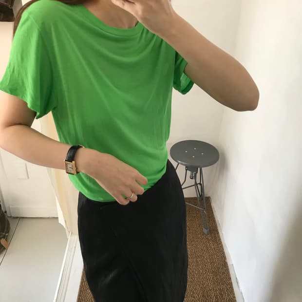bamboo green t-shirt
