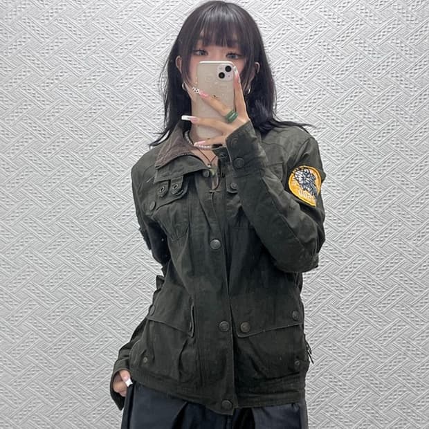 슈퍼드라이 빈티지 밀리터리 리미티드 바버 워크 자켓 95 C11052