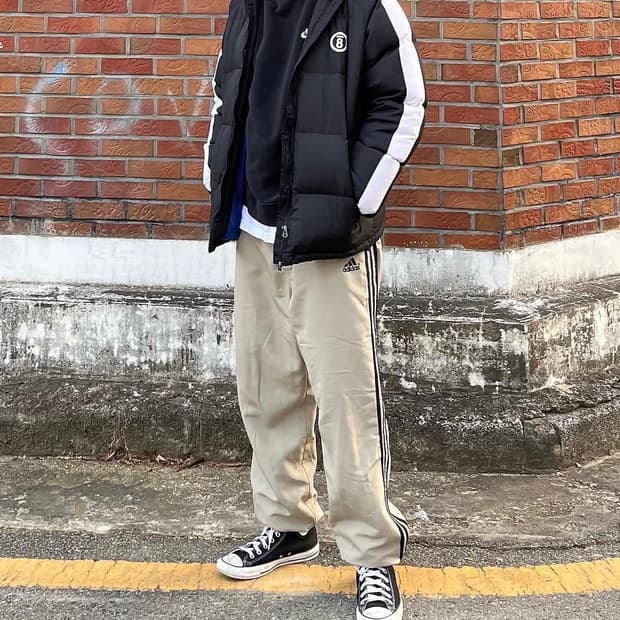 아디다스 패딩 바지