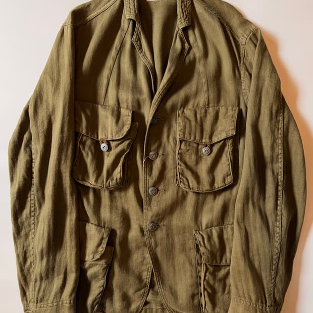 OLD KAPITAL HERRINGBONE HUNTING JACKET