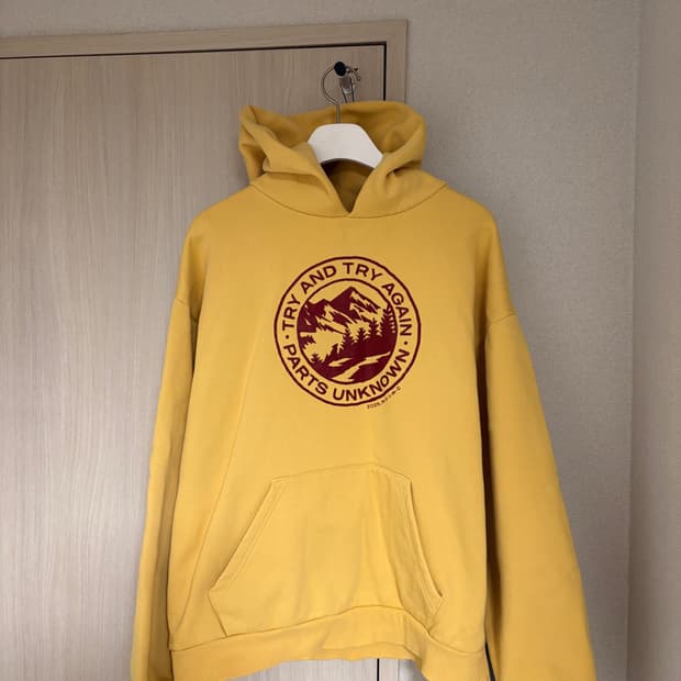 컬렉트피시스 tata 후드 옐로우 XL