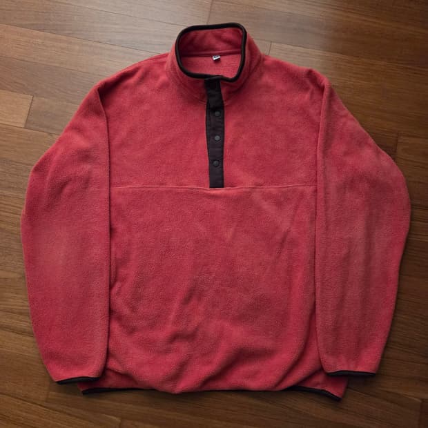 유니클로 하프집업 풀오버 후리스 XL사이즈