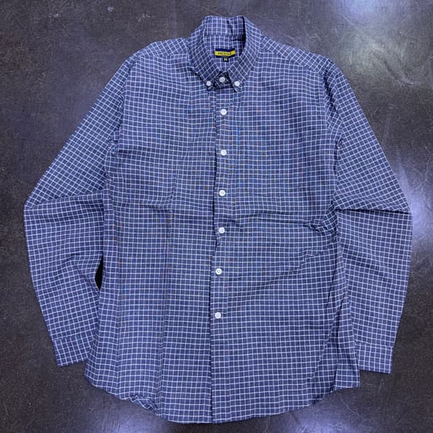 HEDGE 캐쥬얼 버튼다운 체크 셔츠 남방 M