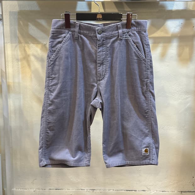 칼하트 코듀로이 더블니 팬츠 퍼플 29in