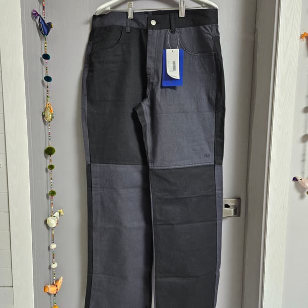 노매뉴얼 A.O.C 팬츠 블랙 100 새상품