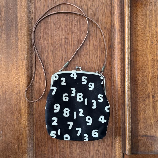 SOUSOU 가마구치 숄더 미니백