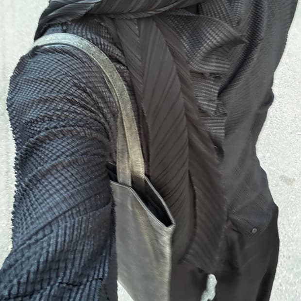 빈티지 플리츠 스카프 