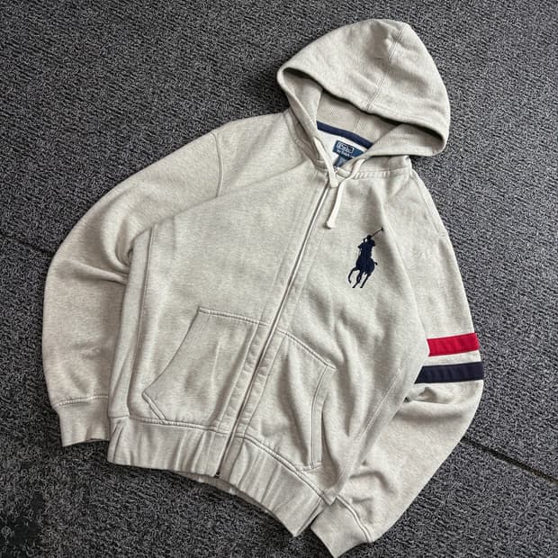 폴로 랄프로렌 올드스쿨 빅포니 후디 집업 3262