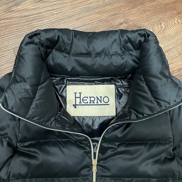 에르노 HERNO 구스 다운 패딩 블랙 38