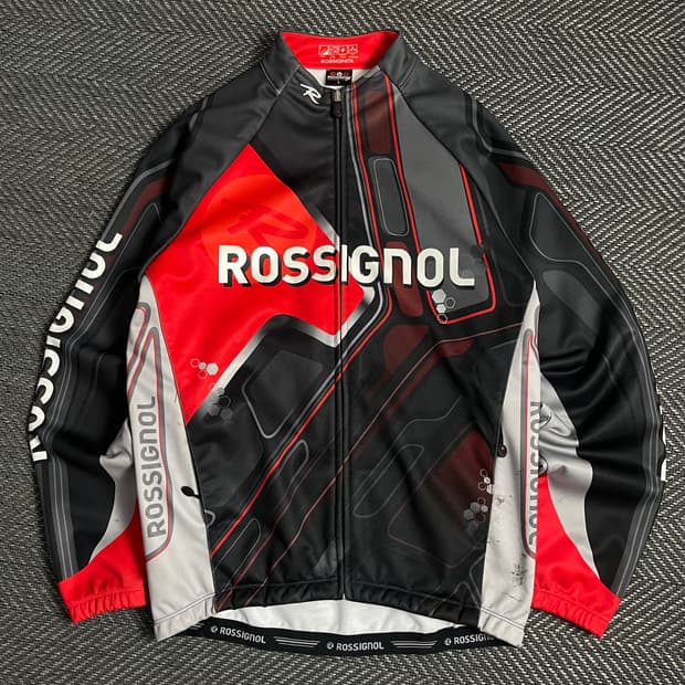 Rossignol 빅로고 사이클링 트랙탑 져지o 4936