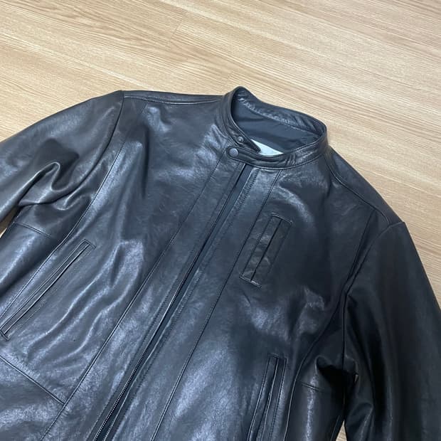 [4] 해칭룸 라이더 레더 자켓 램스킨