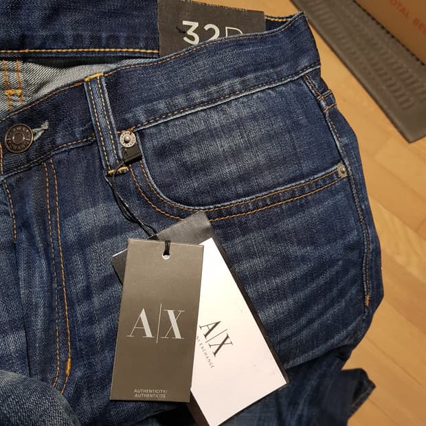 32/새옷/ 아르마니/ 익스체인지 워싱 일자데님/ 2-사416