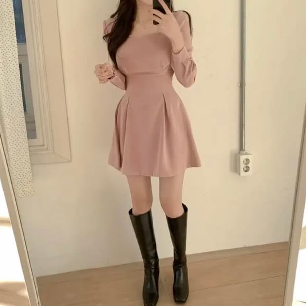 (새상품) 미니원피스 핑크 M