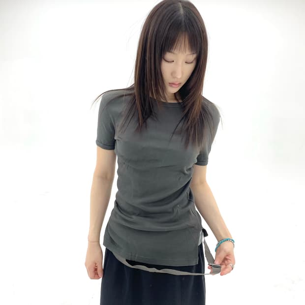•헬무트랭 본디지 반팔(화이트)