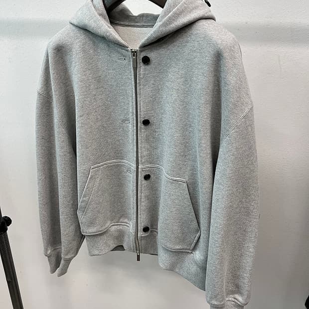 여) 시스템 2025 오버 후드집업 