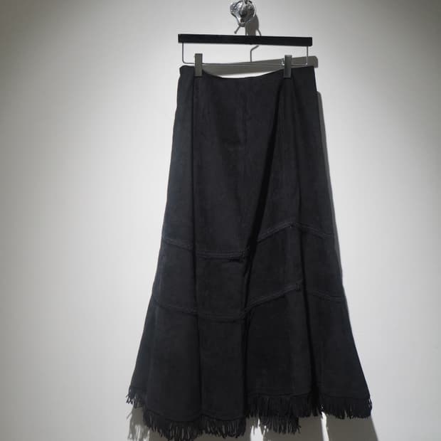 vintage fringe skirt 