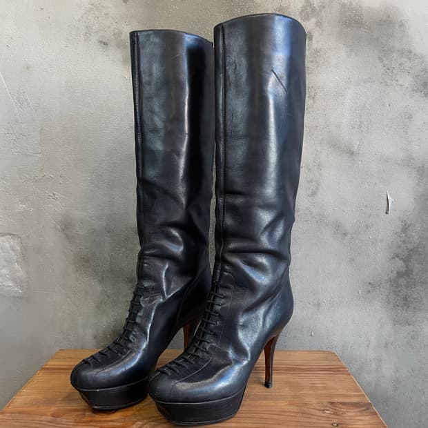 90s 입생로랑 레이디 에스코트 부츠