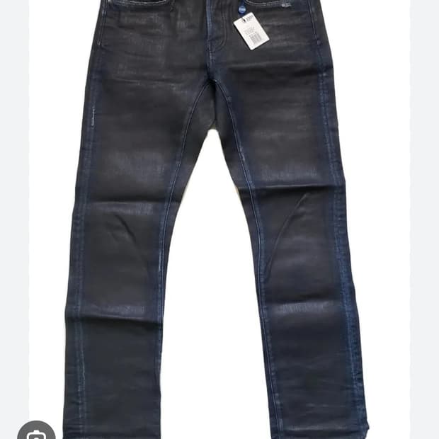 지스타로우 Gstarraw 3301슬림 왁스드 블랙코팅진. 32사이즈