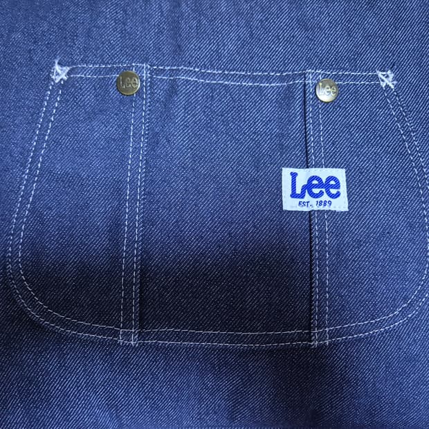 LEE 빈티지 로고 랩탑 파우치 인디고 다크