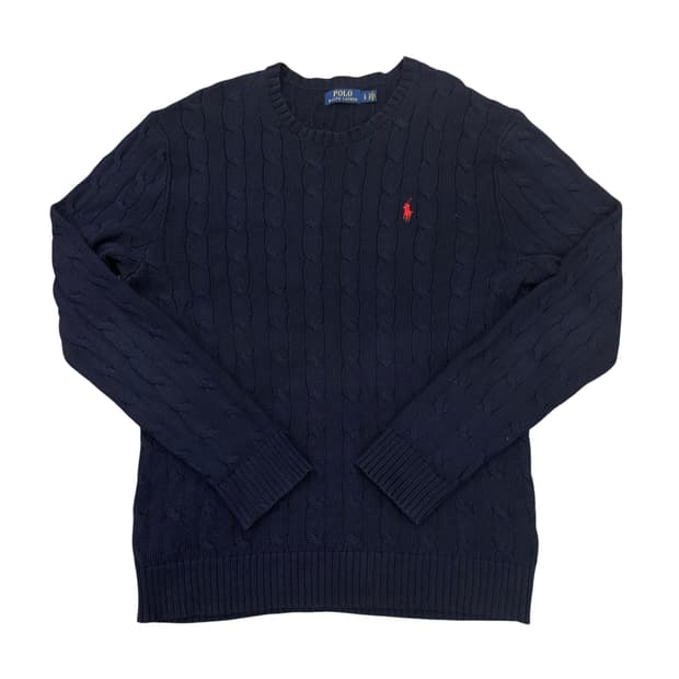 폴로랄프로렌 꽈배기 니트