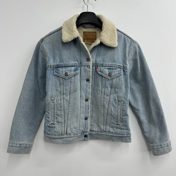 90 리바이스 여자 쉐르파 데님 자켓