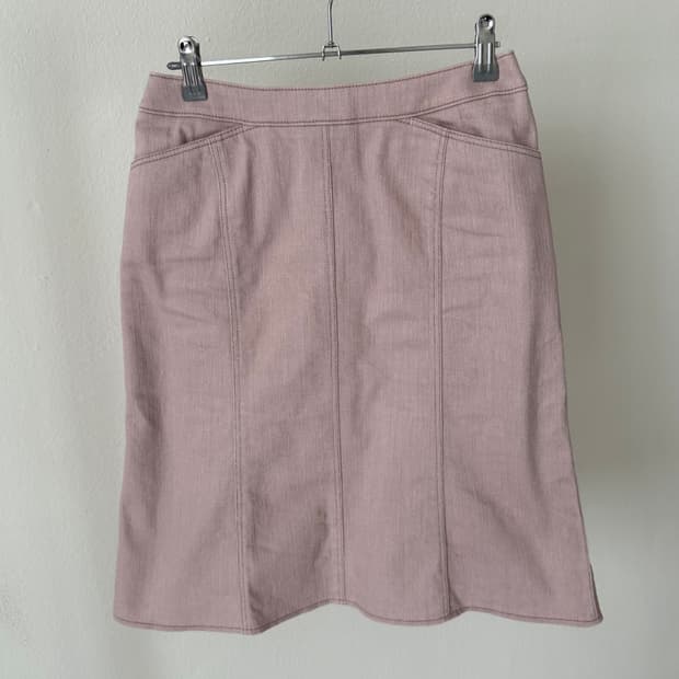 빈티지 미디 스커트
