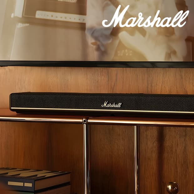 마샬 헤스톤 60 사운드바 미개봉 블랙