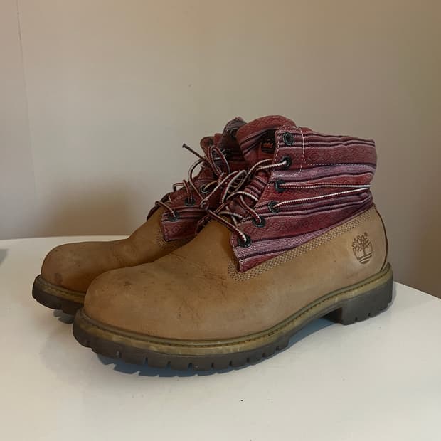 팀버랜드 어센틱 패브릭 롤탑 부츠