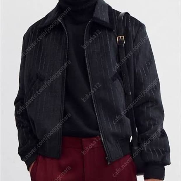 렉토 콘트라스트 벨벳 자켓 블랙 s
