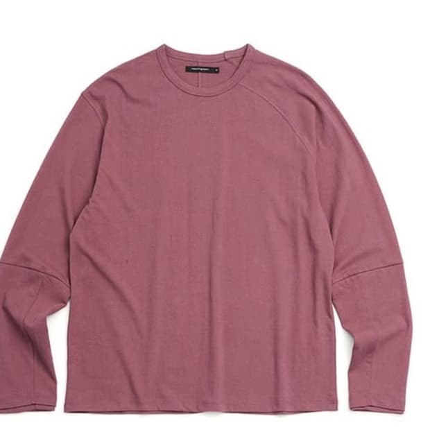 해칭룸 더블 슬리브 롱슬리브티 빈티지로즈