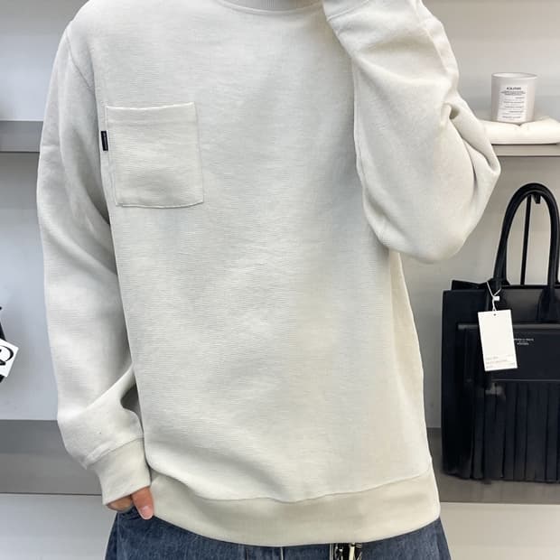 더 노스페이스 와플 포켓 L/S 티셔츠