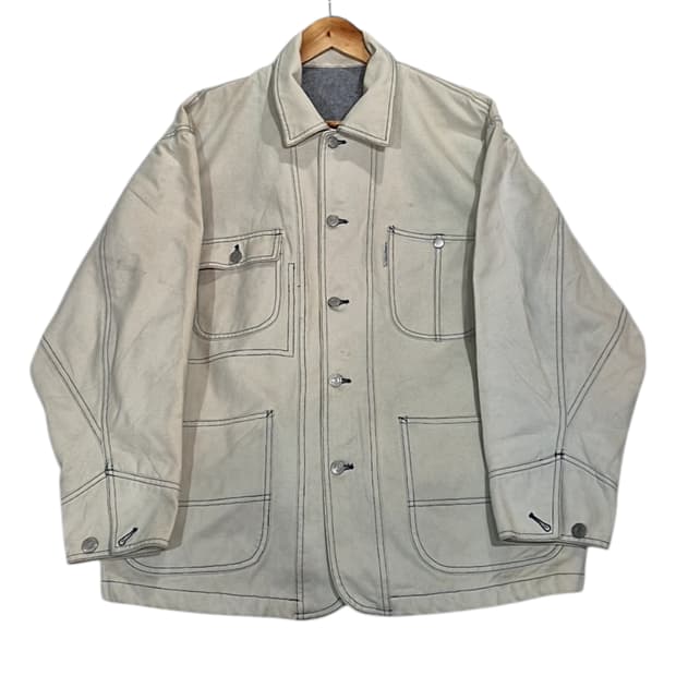 Neyries 네이리스 빈티지 커버올 워크 자켓