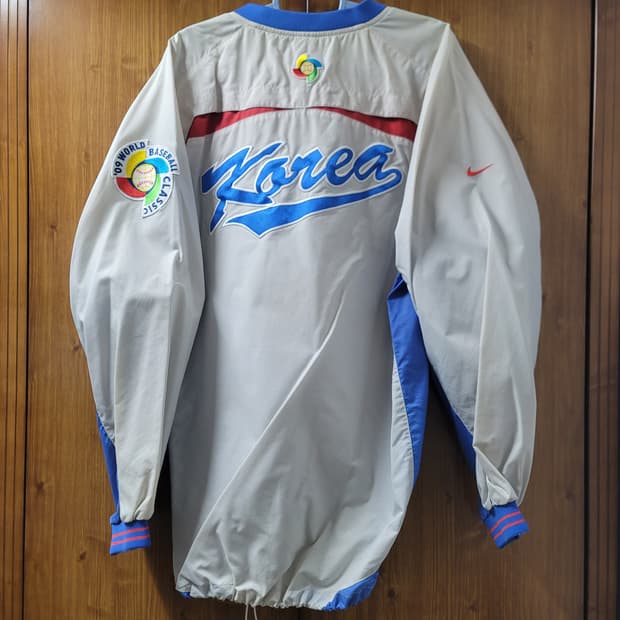 나이키 09 WBC 한국 야구 국대 국가대표 웜업 바람막이