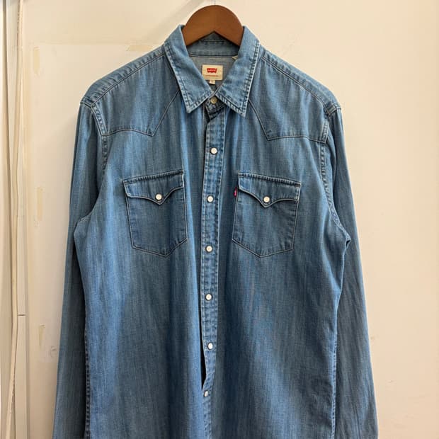 N108. 리바이스 데님셔츠 청셔츠
