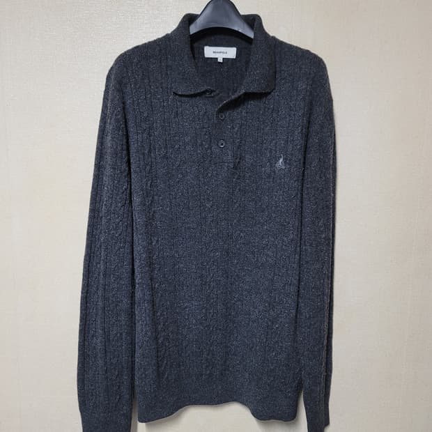 빈폴 케이블 카라 니트