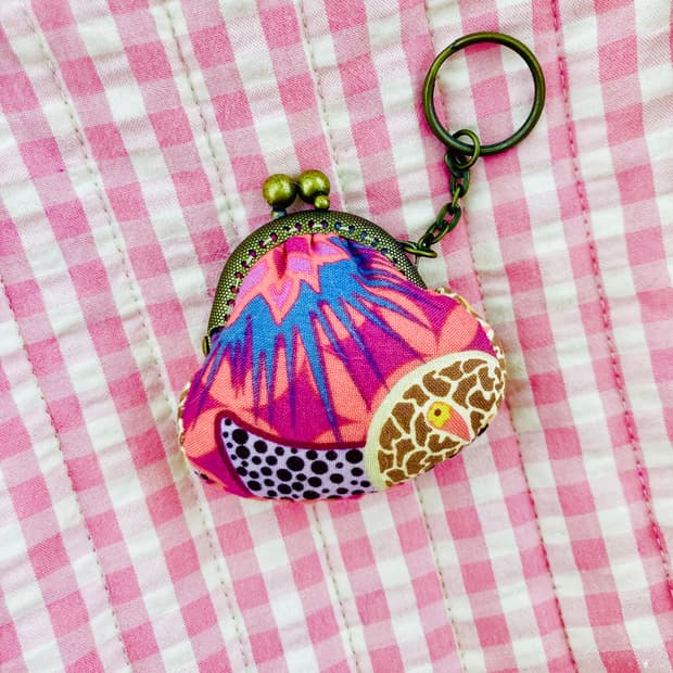 핸드메이드 복조리 코인지갑 키링