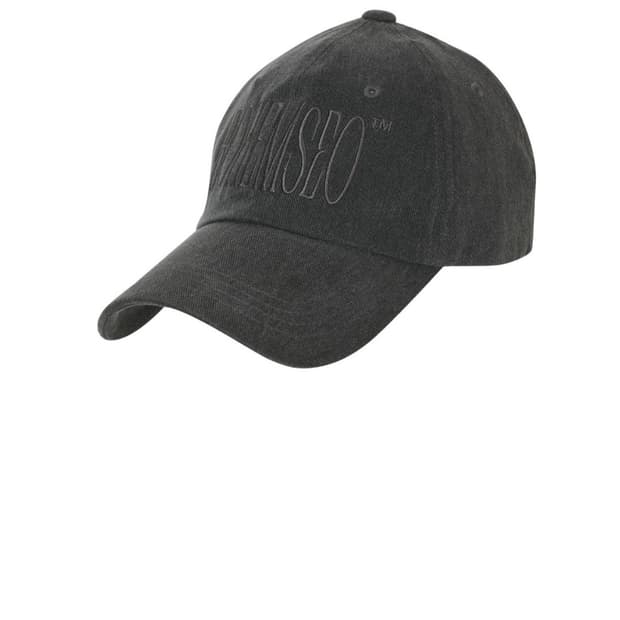 보헤미안서울 시그니처 로고 볼캡 차콜