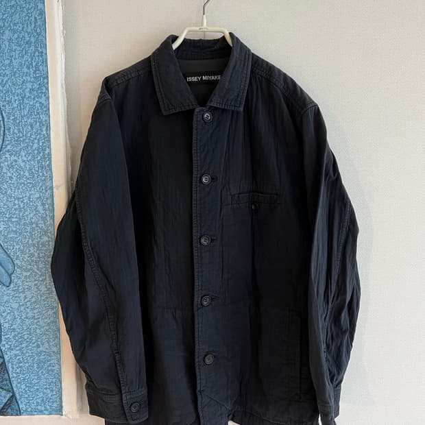 이세이미야케 04ss 리버시블 쭈글이 자켓 os 아카이브