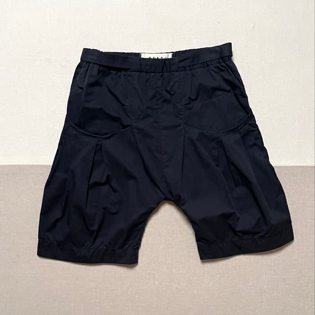 마르니 퍼커링 배기 쇼츠 marni 반바지