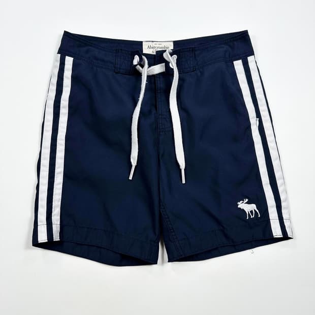 아베크롬비 피치 A&F 네이비 반바지 팬츠 (S)