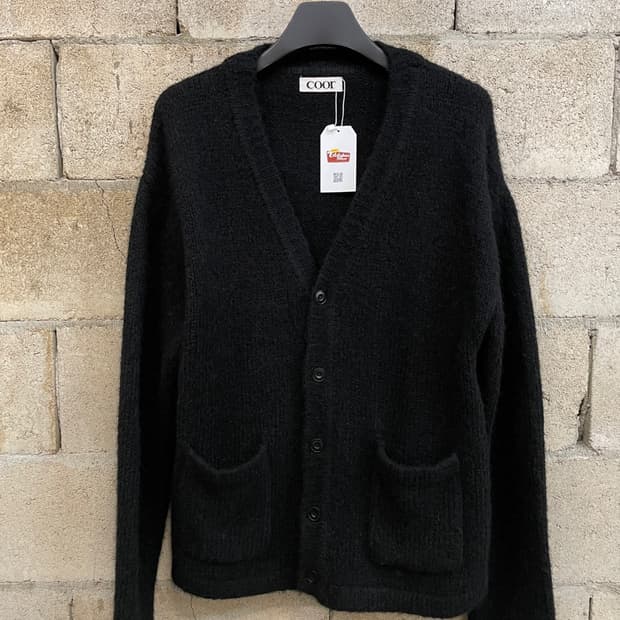 쿠어 알파카 가디건