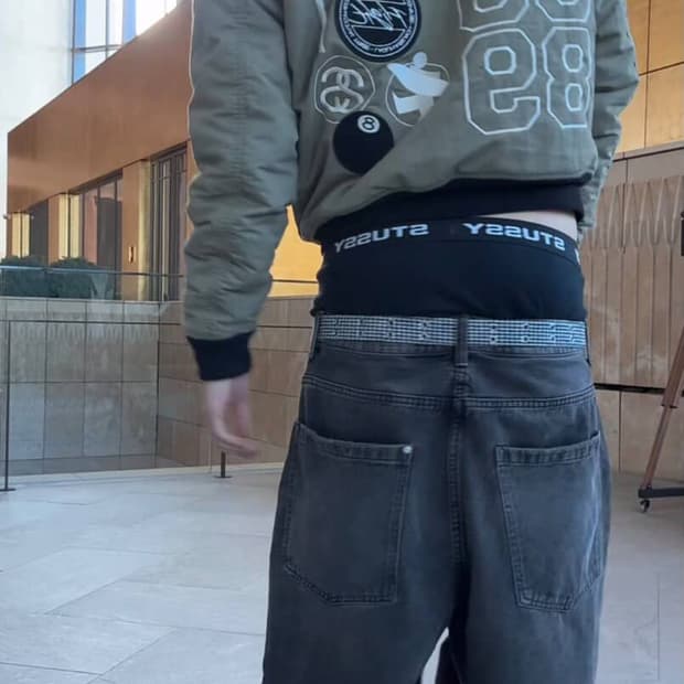 나이키 스투리 리버시블 봄버 올리브