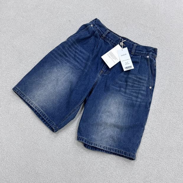 M 새상품 키뮤어 버뮤다 데님 하프 팬츠 0401E