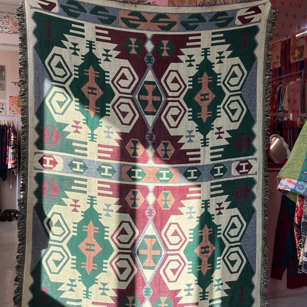 빈티지 러그 대형 패브릭 에스닉