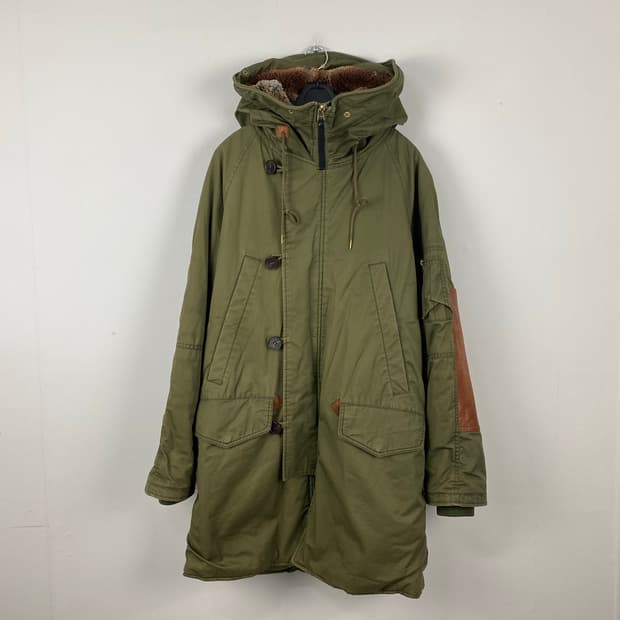 카이아크만 N3B 콜드 웨더 야상 파카 자켓 M