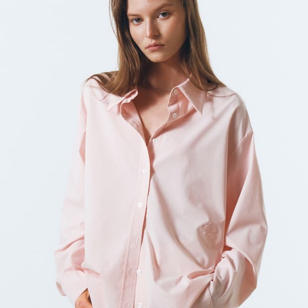 시티브리즈 링클프리 셔츠 핑크 F