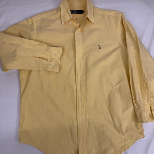 [M] 폴로 랄프로렌 옐로우 셔츠