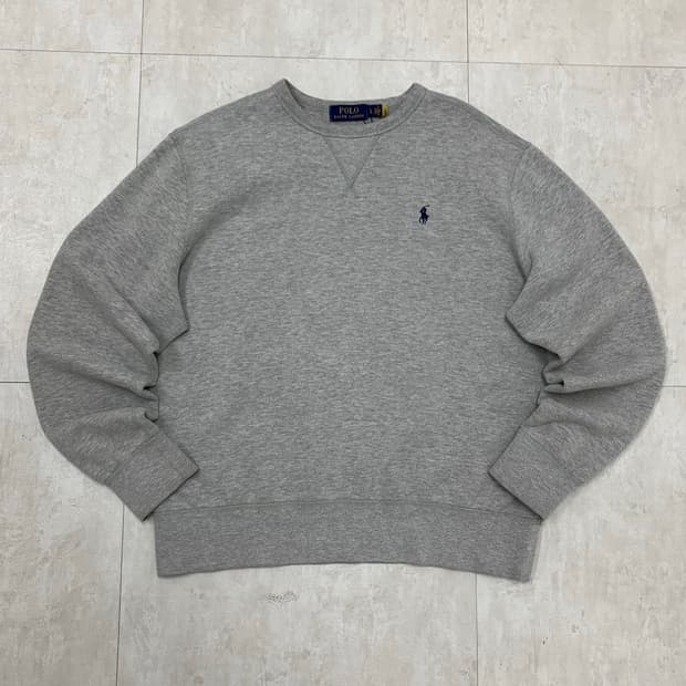 폴로 그레이 맨투맨 #614